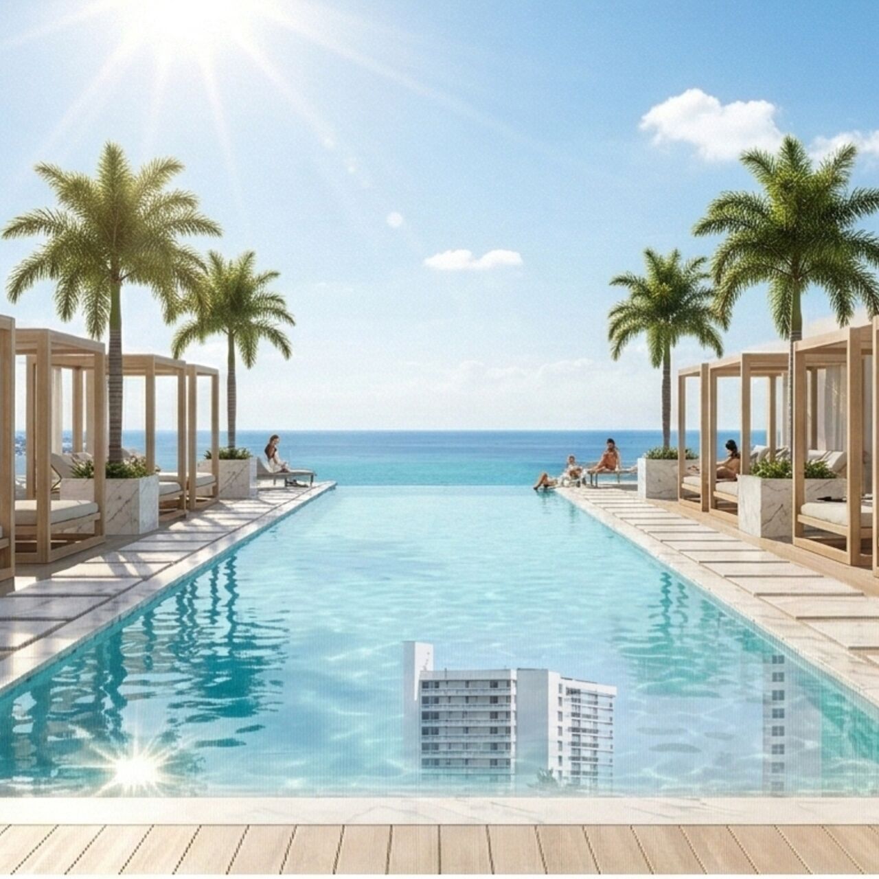 Nine Hundred Apartments Hallandale Beach Pool Amenities