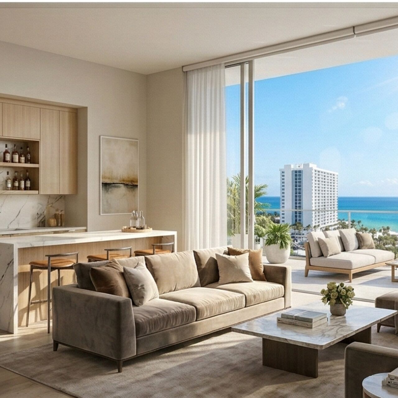 Nine Hundred Apartments Hallandale Beach Building Interior