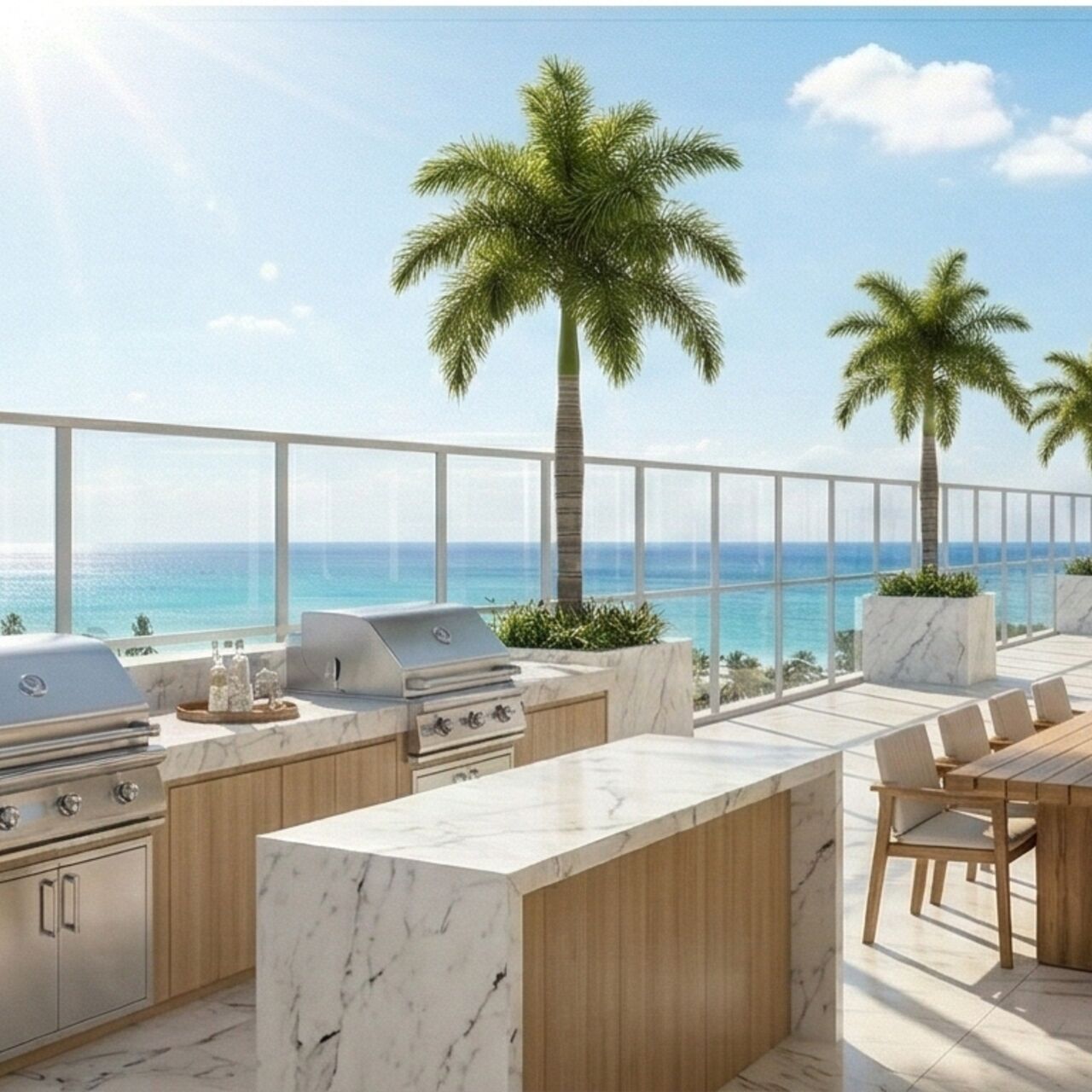 Nine Hundred Apartments Hallandale Beach Rooftop Pool